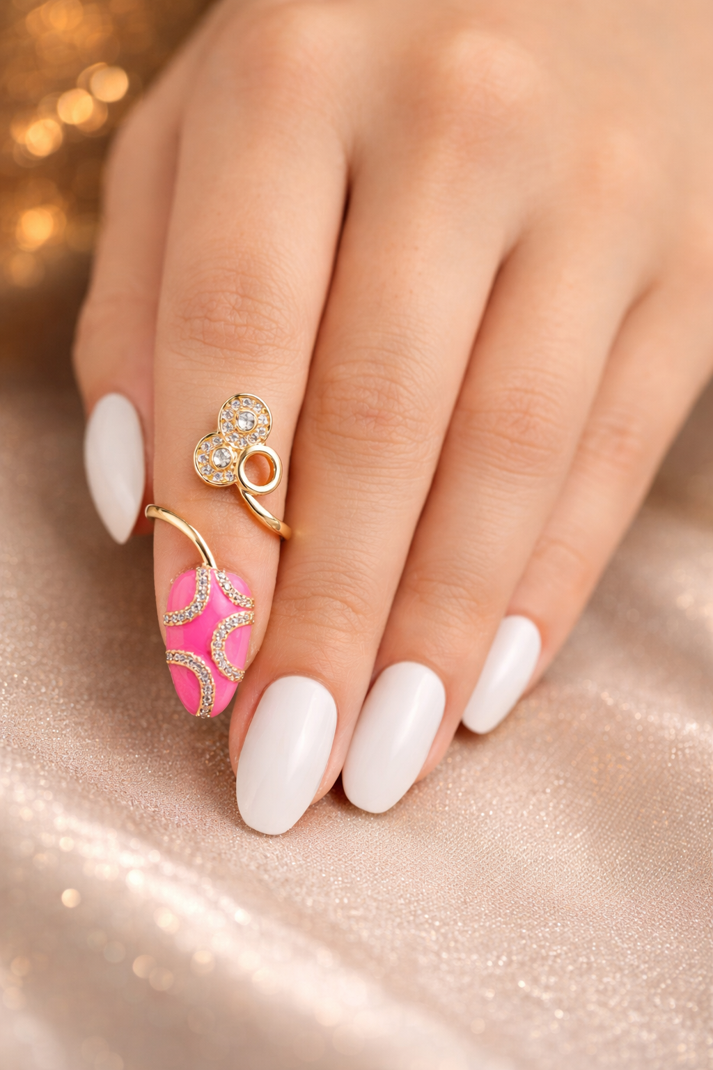 Circular Pink Ring