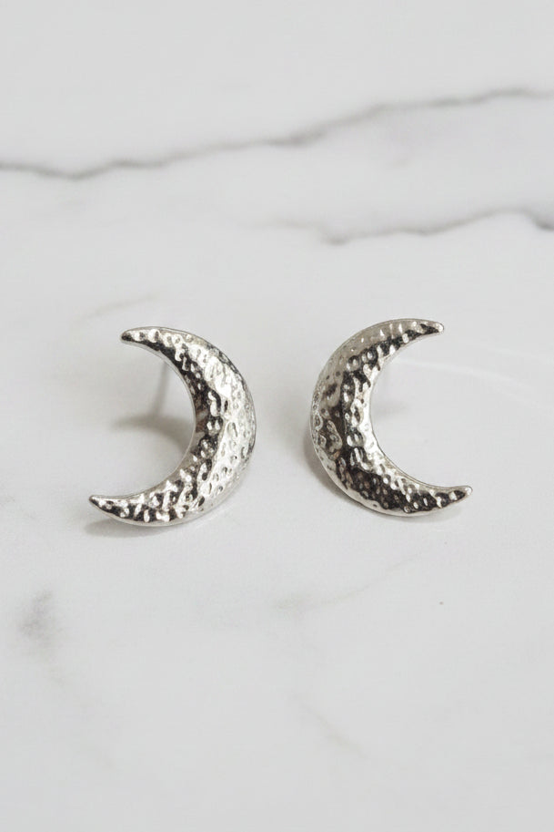 Pendientes textura de luna
