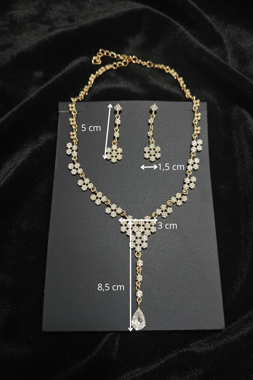Conjunto flores de luz