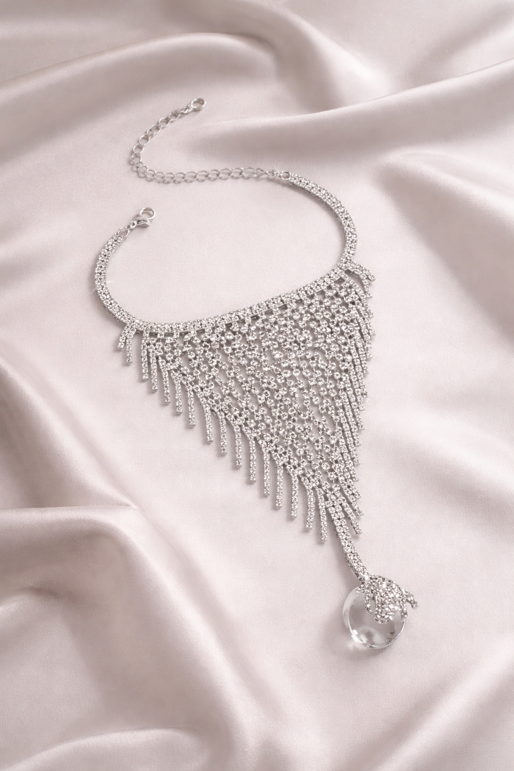 Anillo-pulsera lluvia de diamantes