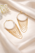 Golden Waterfall Earrings