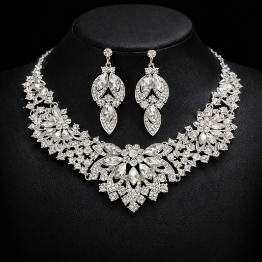 Conjunto Destello Plateado