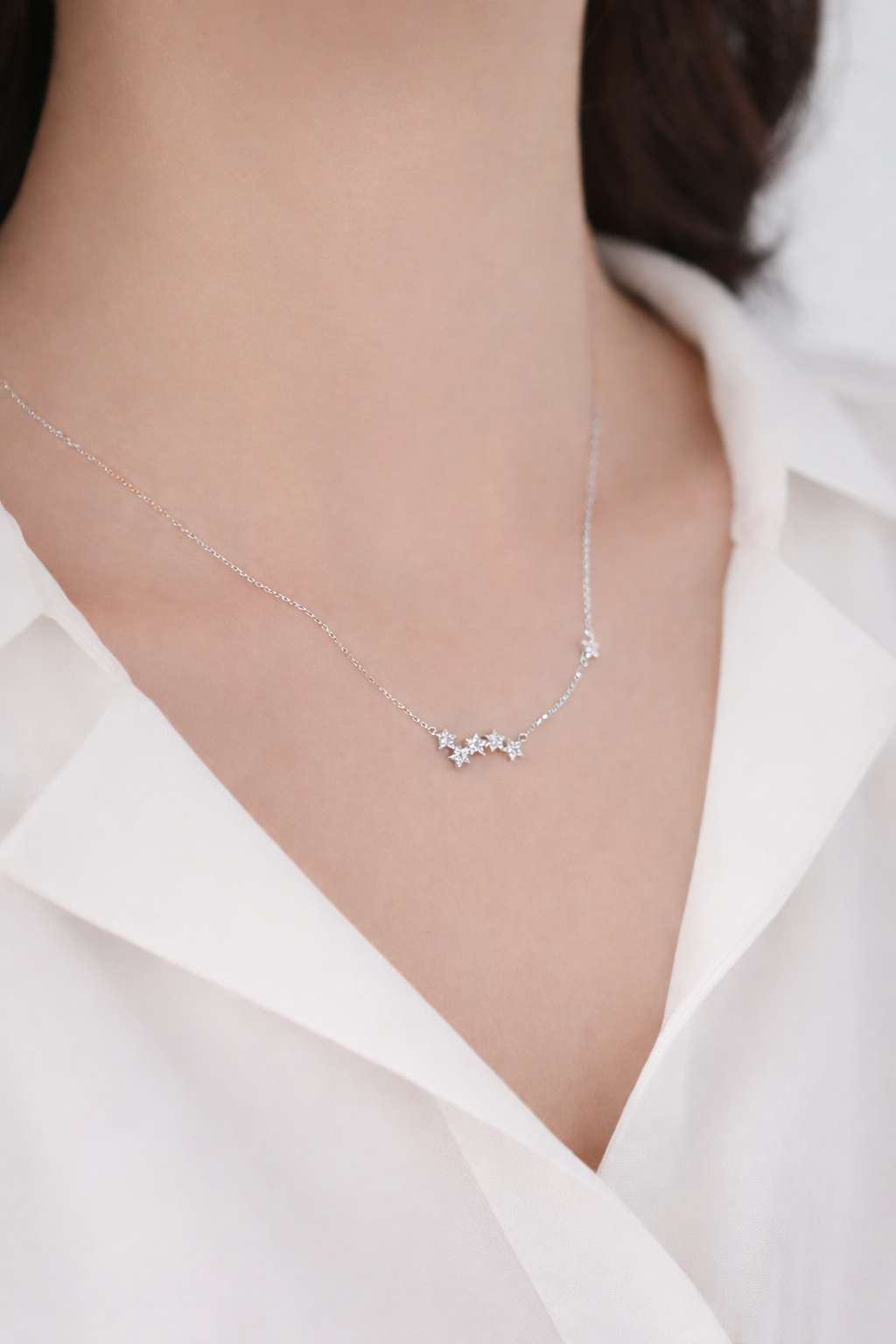 Starlight necklace - silver