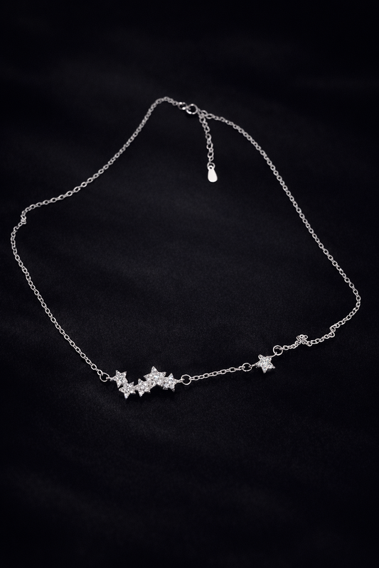 Starlight necklace - silver