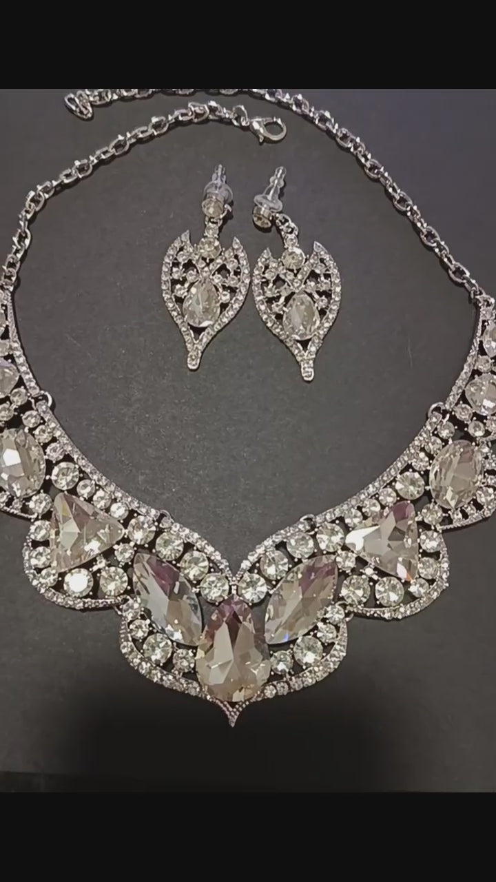 Conjunto aura imperial - plateado