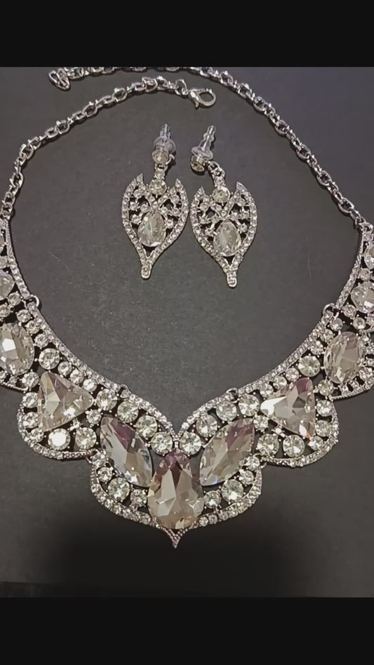 Conjunto aura imperial - plateado
