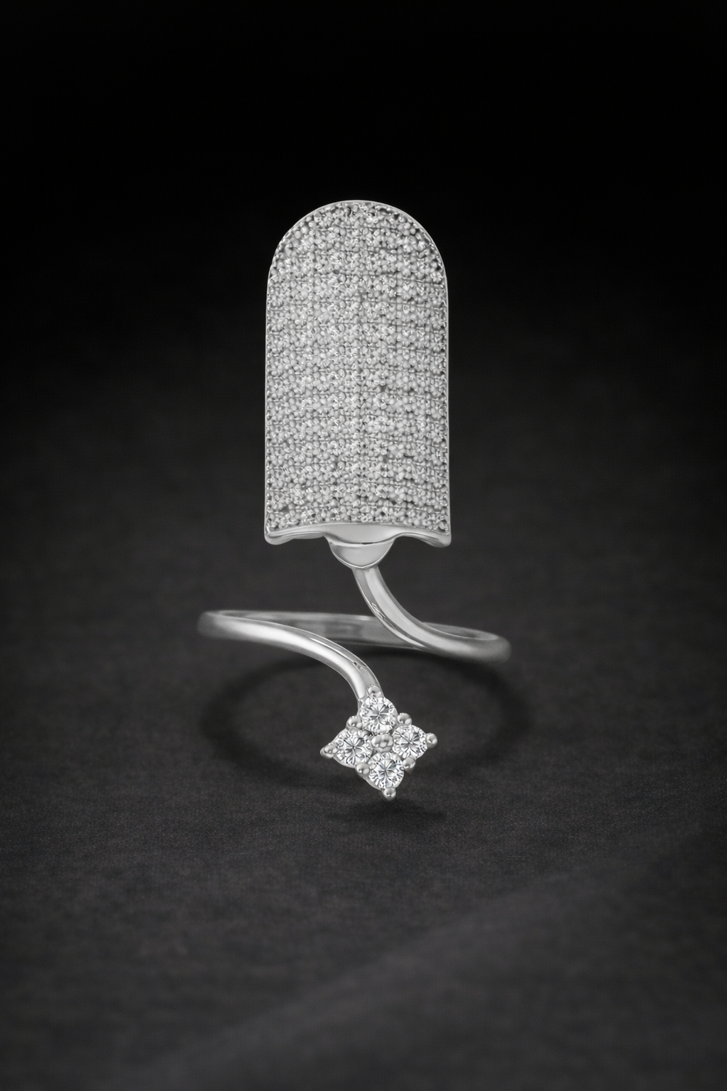 Anillo destello brillante
