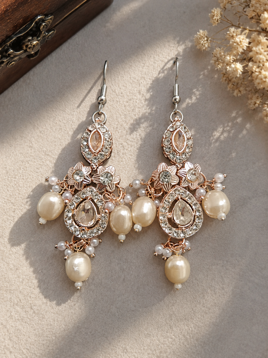 Pendientes lágrima imperial