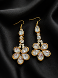 Pendientes pétalos de cristal