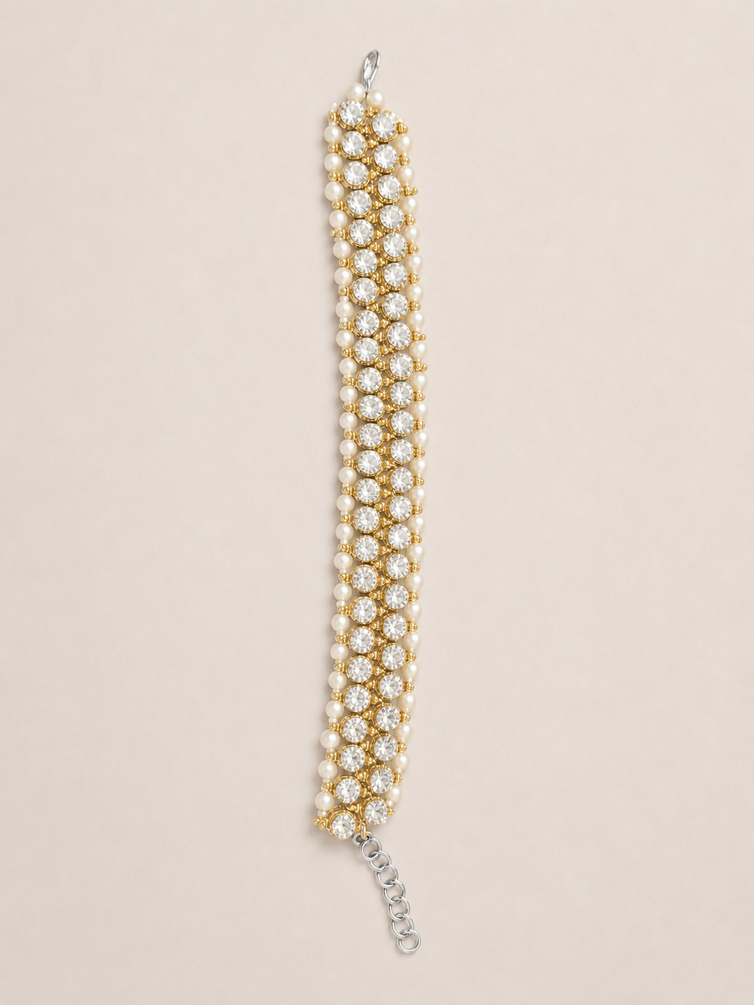 Pulsera Brillo & Perlas